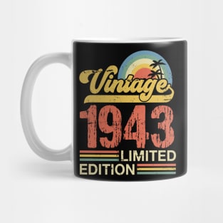 Retro vintage 1943 limited edition Mug